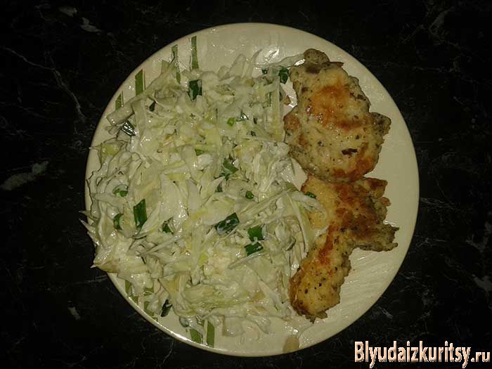 Куриные отбивные в панировочных сухарях