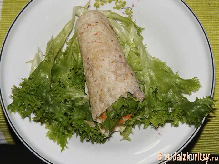 Гамбургер с курицей