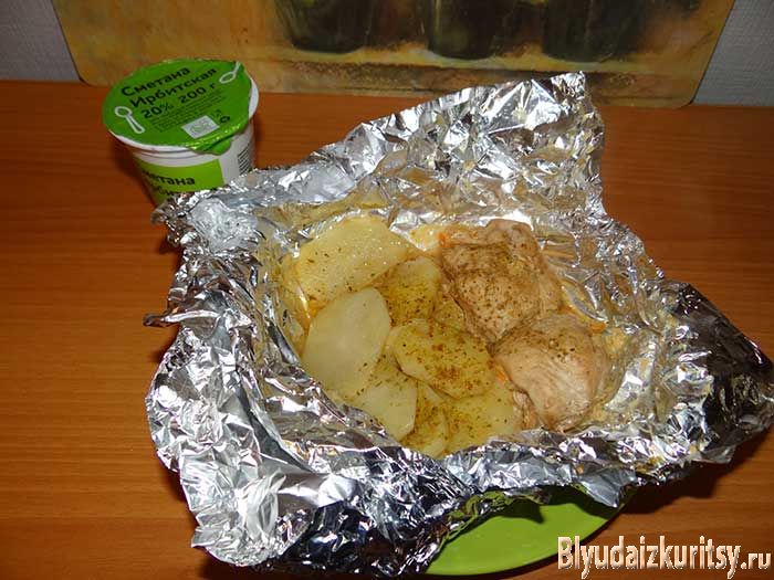 Рулетики из куриной грудки с морковью и шампиньонами