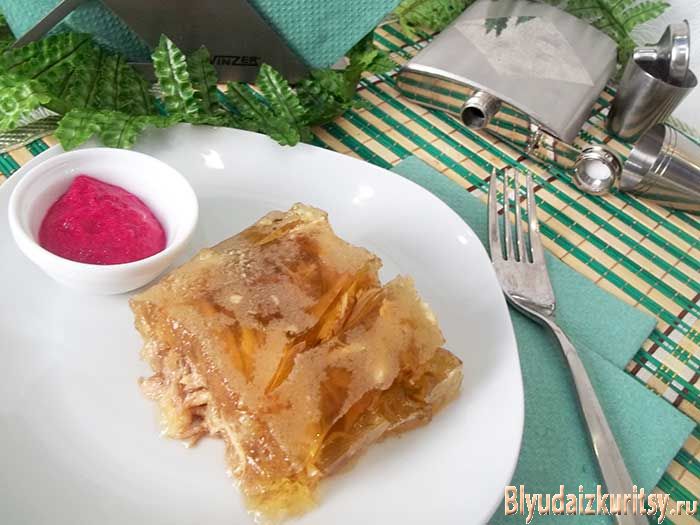 Куриный холодец