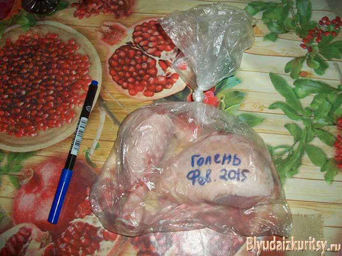 Как правильно хранить куриное мясо?